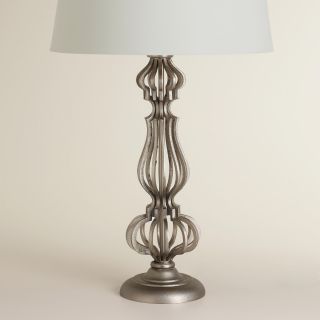 Cast Metal Pedestal Table Lamp Base   World Market
