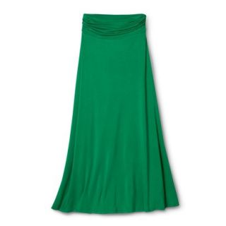 Merona Womens Knit Maxi Skirt   Acacia Leaf   M