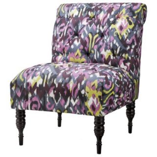 Skyline Accent Chair Upholstered Chair Vaughn Tufted Slipper Chair  