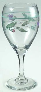 Pfaltzgraff April  12 Oz Glassware Goblet, Fine China Dinnerware   Stoneware, Fl