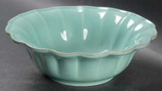 Casafina South Beach Aqua (Turquoise) Soup/Cereal Bowl, Fine China Dinnerware  