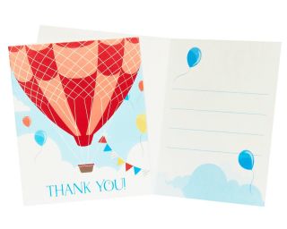 Up, Up and Away Thank You Notes