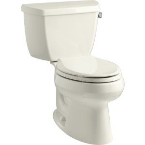 Kohler K 3575 TR 96 WELLWORTH Classic 1.28 gpf Elongated Toilet with Class Five