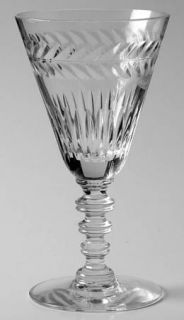 Tiffin Franciscan Athlone Wine Glass   Stem #17347, Cut