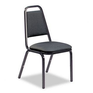 Virco Armless Office Stacking Chair VIR489265E38G4 Finish Black