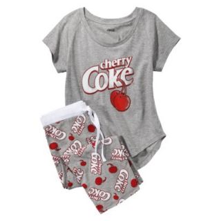 Cherry Coke Pajama Set   Grey L