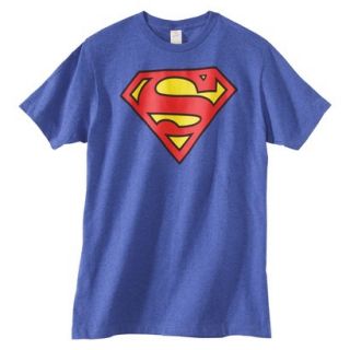 SUPERMAN Royal Heather Mens Spm Shield T Shirt   L