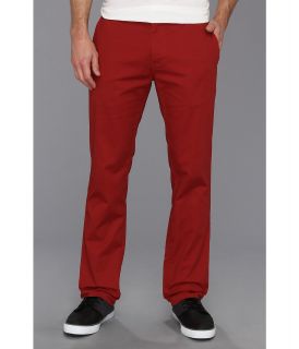 Volcom Frickin Modern Stretch Chino Mens Casual Pants (Red)