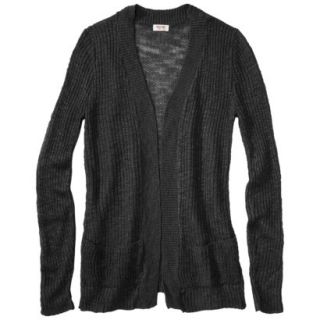 Mossimo Supply Co. Juniors Open Front Cardigan   Black L(11 13)
