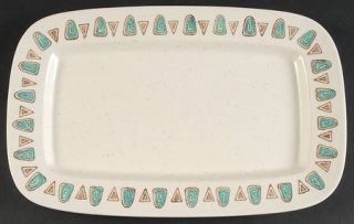 Metlox   Poppytrail   Vernon Navajo 12 Oval Serving Platter, Fine China Dinnerw