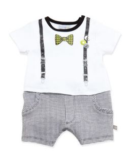 Jazzy Baby Suspender Playsuit, 3 12 Months