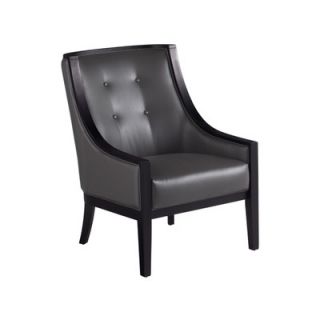 Sunpan Modern Cyrano Chair SNPN1256 Color Bonded Leather Grey