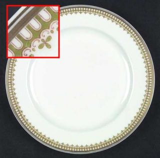 Haviland Schleiger 279 Dinner Plate, Fine China Dinnerware   H&Co, Smooth, Green