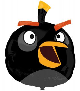 Angry Bird Black Bird 23 Foil Balloon