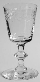 Hawkes Marcella Wine Glass   Stem #7334, Rd Base