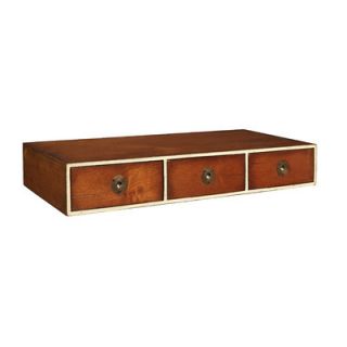 Authentic Models Ivory Campaign Modular Drawers in Ivory and Distressed Dark 