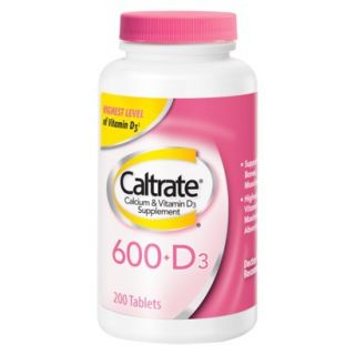 Caltrate 600+D Calcium Supplement   200 Count