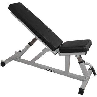 Valor Fitness Dd 21 Incline/flat Utility Bench With Wheels (Black, silverSteel frame dimensions 2 inches x 2 inchesContents include One (1) four position high density seat pad, one (1) dual layer back pad, two (2) high density pu wheels, six (6) incline 