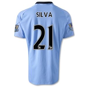 Umbro Manchester City 12/13 SILVA Home Soccer Jersey