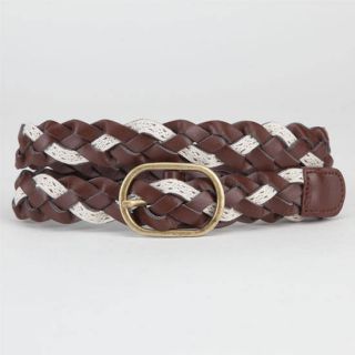 Crochet Braid Belt Brown Combo In Sizes Large, Medium, Small For Women 21912844