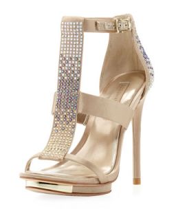 Lilie Bejeweled Sandal, Prosecco