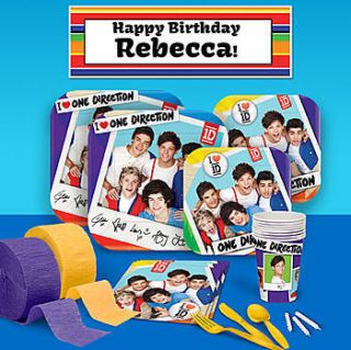 One Direction Deluxe Party Pack