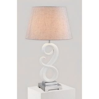 White Contemporary Modern Table Lamp