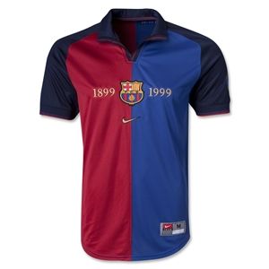 Nike Barcelona 1999 Centennial Home Soccer Jersey
