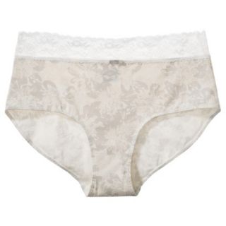 Gilligan & OMalley Womens Cotton With Lace Hipster Brief   Polar Bear Floral L