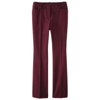 Mossimo Womens Doubleweave (Curvy Fit) Pant   Purple 8 Short