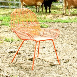 Bend Goods Farmhouse Lounge Chair farm Color Orange