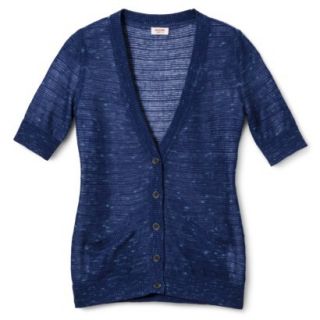 Mossimo Supply Co. Juniors Short Sleeve Cardigan   Blue M(7 9)