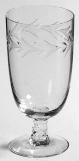 Fostoria Holly Clear (Stem #6030) Juice Glass   Stem #6030, Cut #815