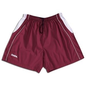 Xara International Soccer Shorts (Maroon/Wht)