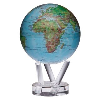 Mova Rotating Blue with Relief Map 6 in. diam. Globe   MG 6 BGE