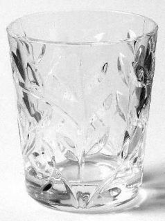 Royal Crystal Rock Laurus Shot Glass   Clear,Cut Stem And Leaf Design