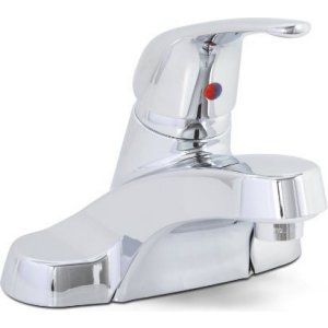 Premier Faucets 106161 Westlake Single Handle Lavatory Faucet with ABS Pop Up