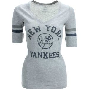 New York Yankees 47 Brand MLB Womens Fog Cutter T Shirt