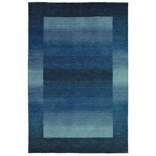 Mystique Cressida Teal Rug (79 X 99) (TealSecondary colors Arctic bluePattern StripeTip We recommend the use of a non skid pad to keep the rug in place on smooth surfaces.All rug sizes are approximate. Due to the difference of monitor colors, some rug 
