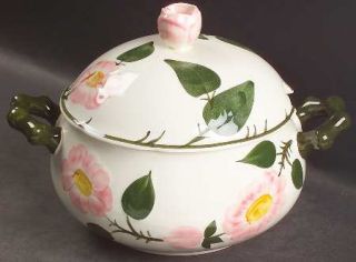 Villeroy & Boch Wild Rose (Pink Flowers) Round Covered Vegetable, Fine China Din