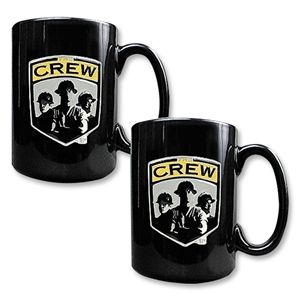 hidden Columbus Crew 2 pc. Black Ceramic Mug Set