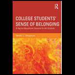 College Students Sense of Belonging