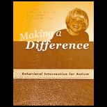 Making a Difference Behavioral Intervention for Autism