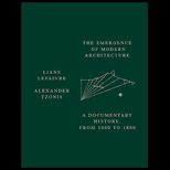 Emergence of Modern Architecture  Documentary History from 1000 to 1800
