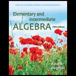 Elementary and Intermediate Algebra   Stud. Solution Manual