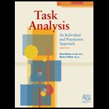 Task Analysis  An Individual and Population Approach  With CD