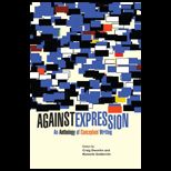 Against Expression Anthology of Conceptual Writing