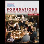 Foundations of Restaurant Management and Culinary Arts   Package