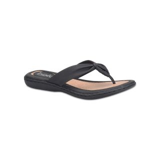 BOLO Marissa Flip Flops, Black, Womens