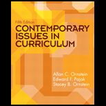 Contemporary Issues in Curriculum